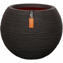 Bild 1 von Capi Pflanztopf Nature Rib Kugel niedrig Riffel Ø 62 cm x 48 cm Schwarz