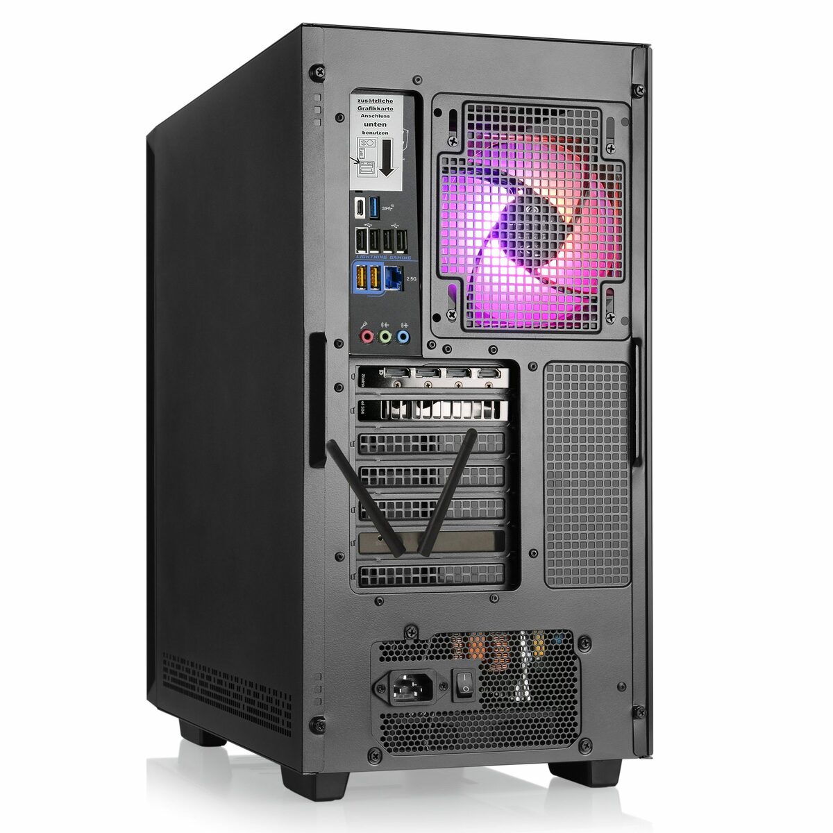 Bild 4 von CSL Aqueon A77310 Extreme Edition Gaming-PC (AMD Ryzen 7 7800X3D, NVIDIA GeForce RTX 4070, 32 GB RAM, 1000 GB SSD, Wasserkühlung)