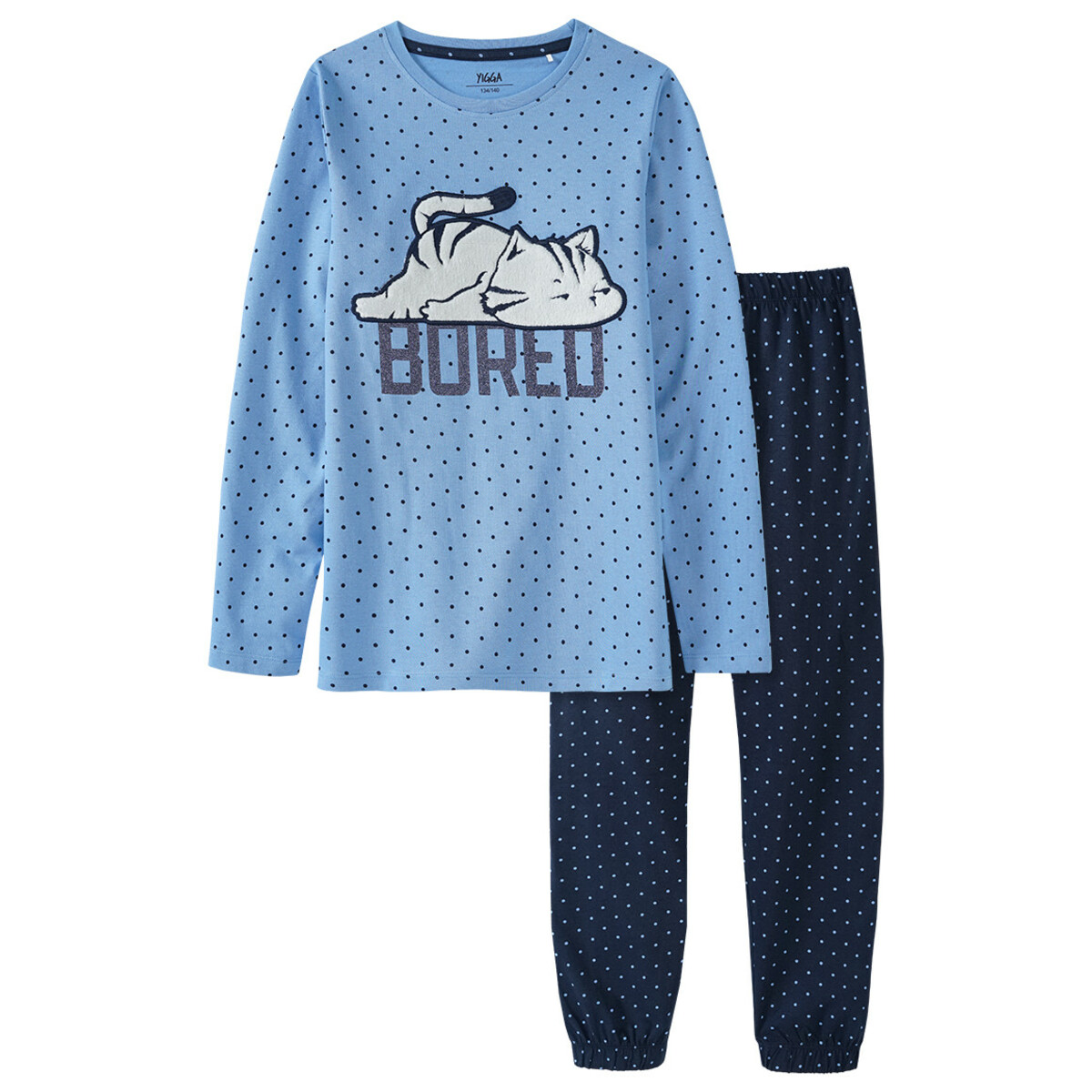 Bild 1 von Mädchen Schlafanzug mit Kuschelapplikation