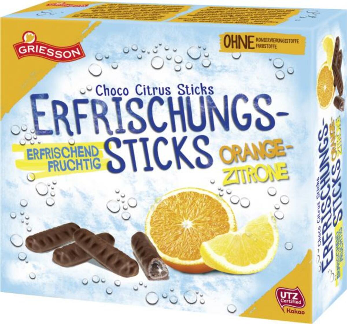 Bild 1 von Griesson Erfrischungs-Sticks Orange-Zitrone