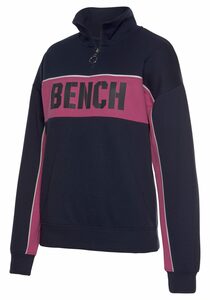 Bench. Sweatshirt im Color-Blocking Design mit Logoprint