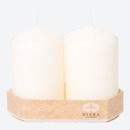 Bild 1 von Diana Kerzen Stumpenkerzen in verschiedenen Farben, ca. 6x10cm, 2er-Set