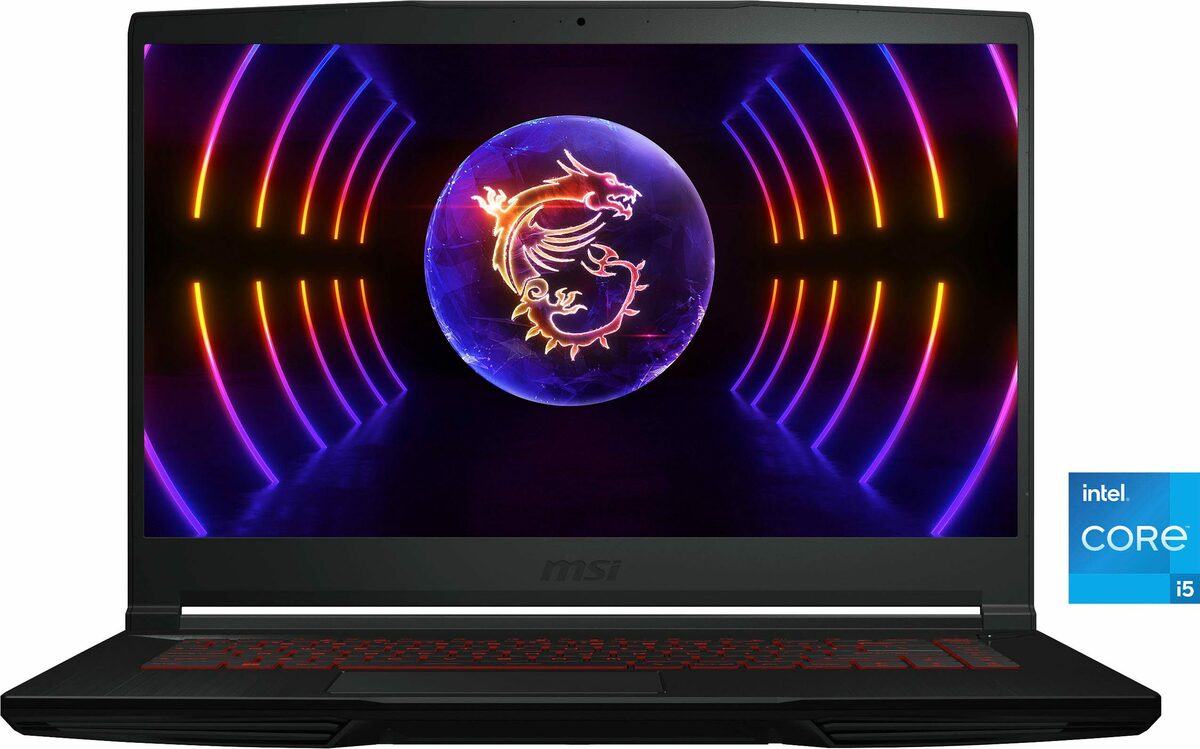 Bild 1 von MSI Thin GF63 12UC-822 Gaming-Notebook (39,6 cm/15,6 Zoll, Intel Core i5 12450H, GeForce RTX 3050, 512 GB SSD)
