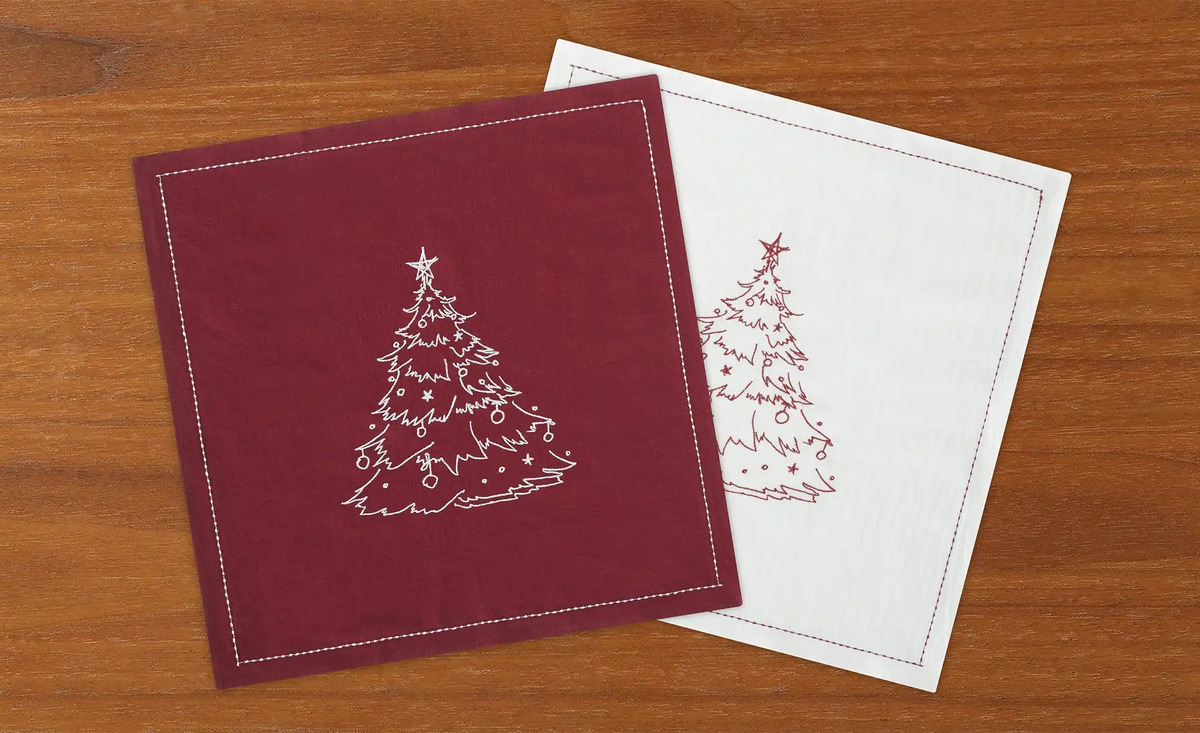 Bild 4 von Serviette Weihnachtsbaum