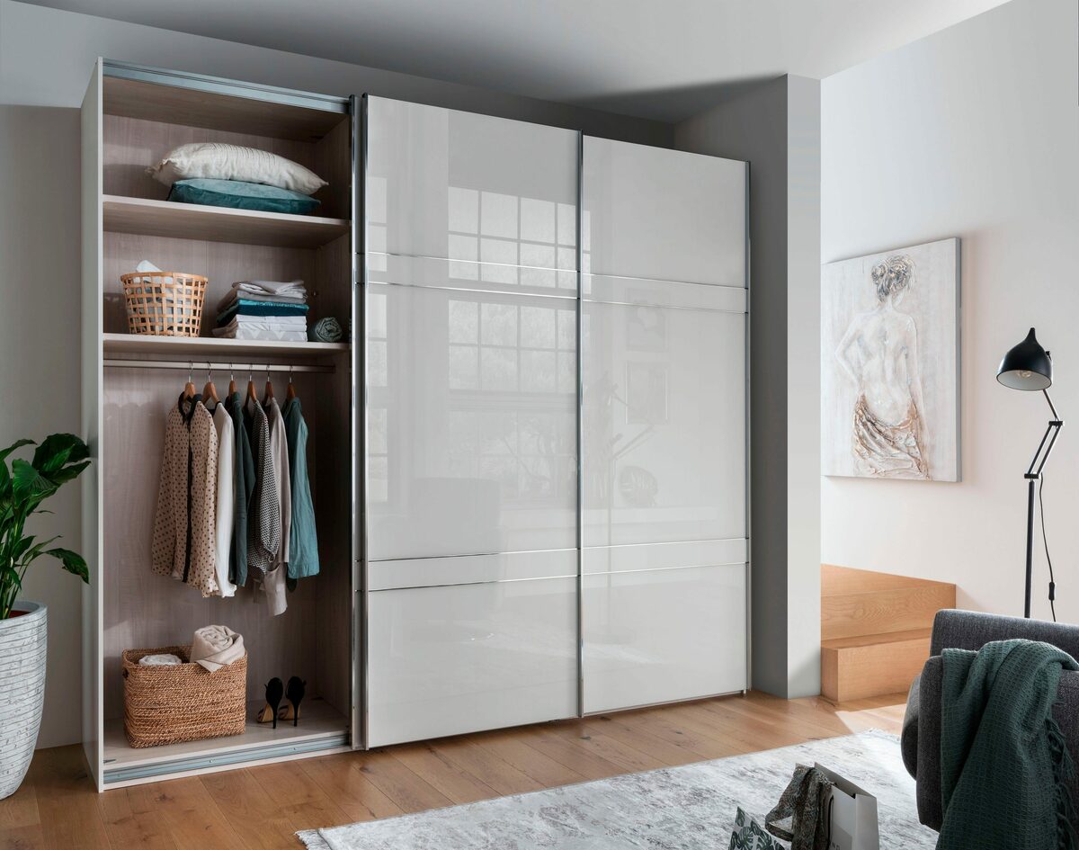 Bild 2 von WIEMANN Schwebetürenschrank Rialto hochwertige Glasfront mit Querriegeln