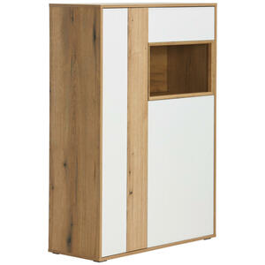 Ti'me VITRINE WeiĂź, Eiche