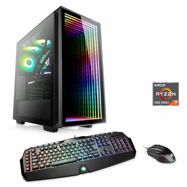 Bild 1 von CSL Aqueon A77310 Extreme Edition Gaming-PC (AMD Ryzen 7 7800X3D, NVIDIA GeForce RTX 4070, 32 GB RAM, 1000 GB SSD, Wasserkühlung)