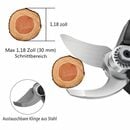 Bild 3 von Insma Akku-Astschere, 88V Elektrisch Astschneider Gartenschere Rebschere mit 2 Akkus