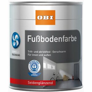 OBI Fußbodenfarbe Ral 7016 Anthrazitgrau Seidenglänzend 2,5 l