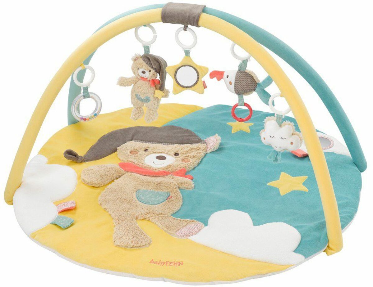 Bild 1 von Fehn Spielbogen Bruno 3-D-Activity-Decke, mit Krabbeldecke