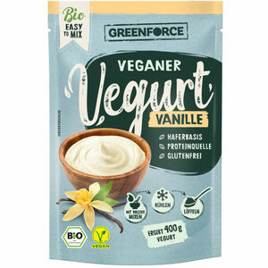 GREENFORCE BIO veganer Joghurt Mix Vanille