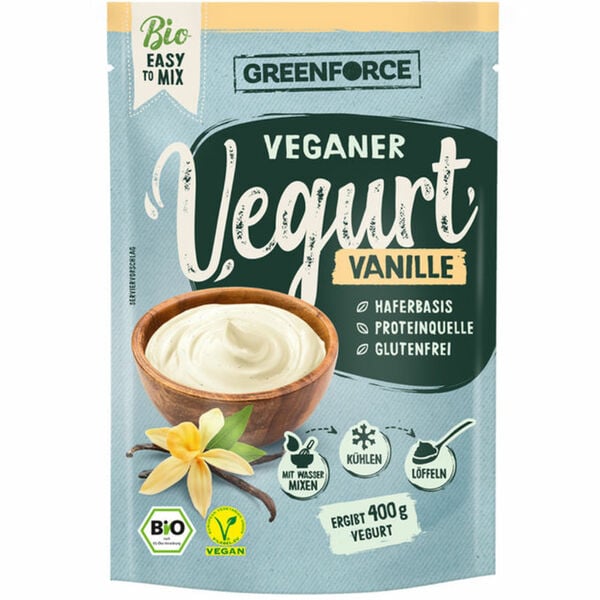 Bild 1 von GREENFORCE BIO veganer Joghurt Mix Vanille