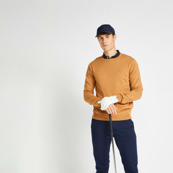 Bild 1 von Golf Pullover Rundhals MW500 Herren nussbraun