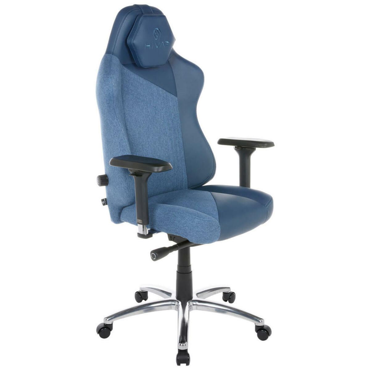 Bild 1 von Hivar GAMINGSTUHL Blau, Dunkelblau