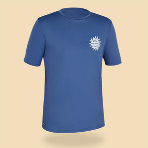 UV-Shirt kurzarm Kinder Sonne blau