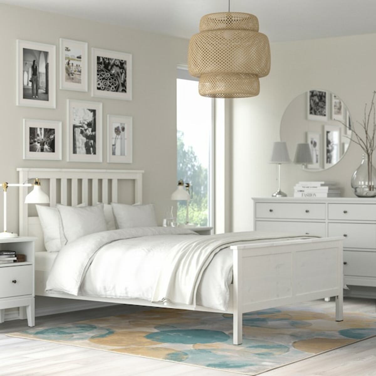 Bild 3 von UTTAG  Teppich Kurzflor, Kreise/hellbeige