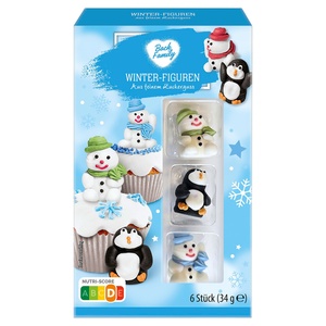 BACK FAMILY Weihnachts- und Winter-Zuckerfiguren 24 g