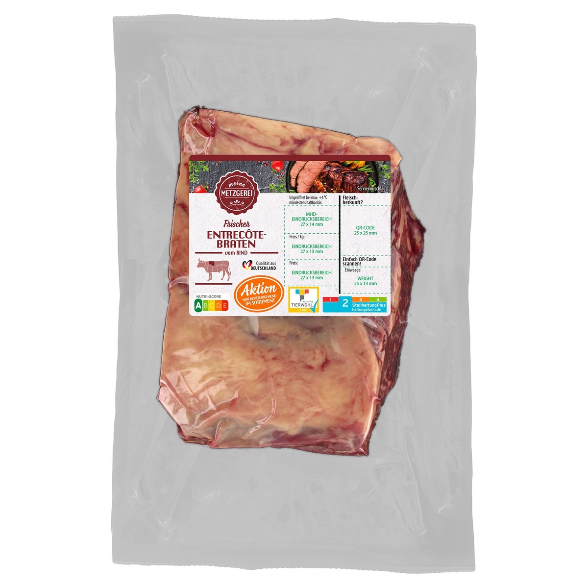 Bild 1 von MEINE METZGEREI Entrecôte-Braten 1 kg