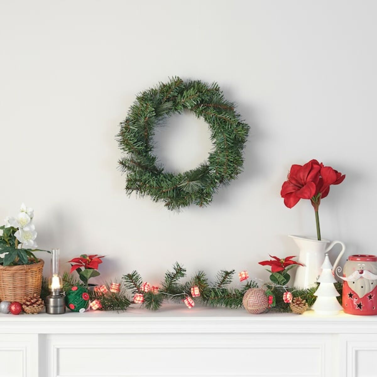 Bild 2 von VINTERFINT  Kranz künstl., drinnen/draußen/Kiefer Fichte