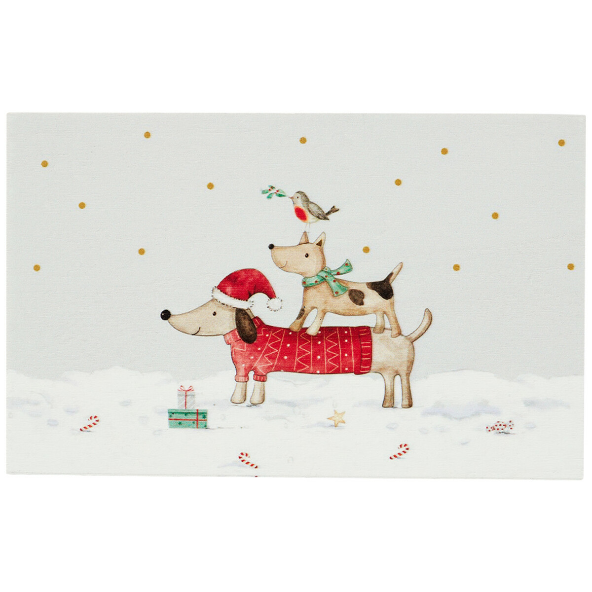 Bild 1 von Weihnachts-Postkarte aus Holz