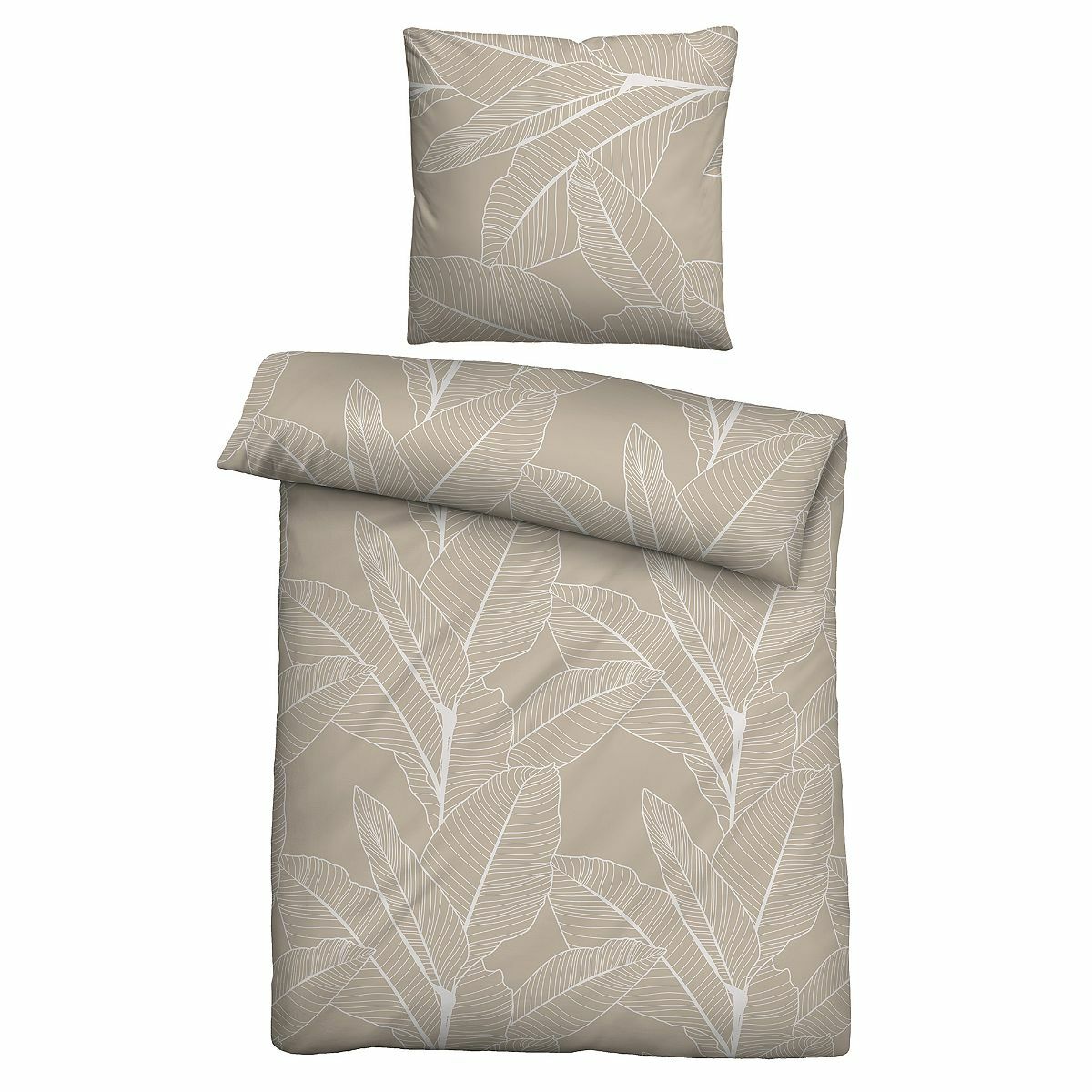 Bild 1 von Castell® Bettwäsche Blätter Baumwoll Seersucker Einzelbett, 2tlg.