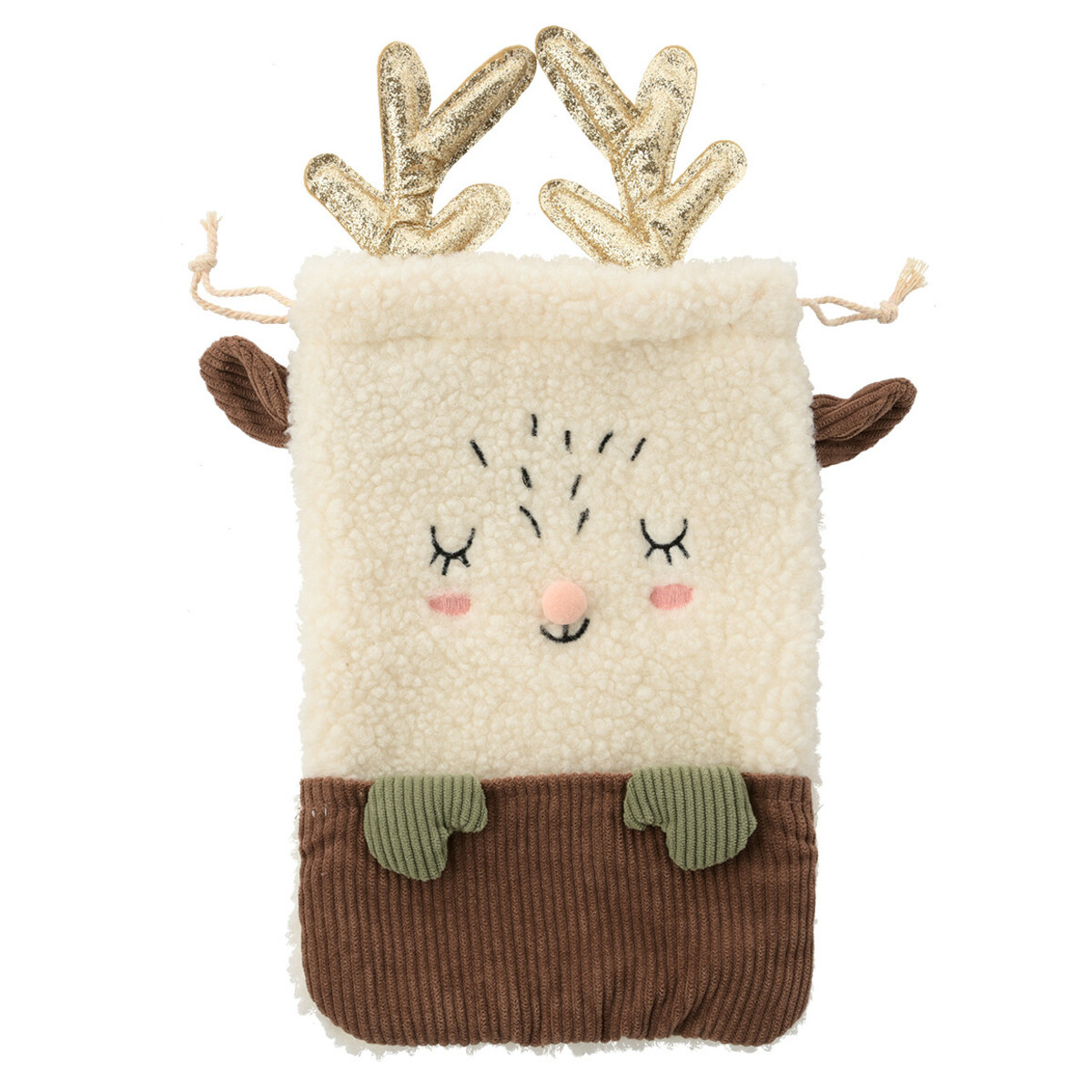 Bild 1 von Geschenkbeutel Rentier aus Plüsch