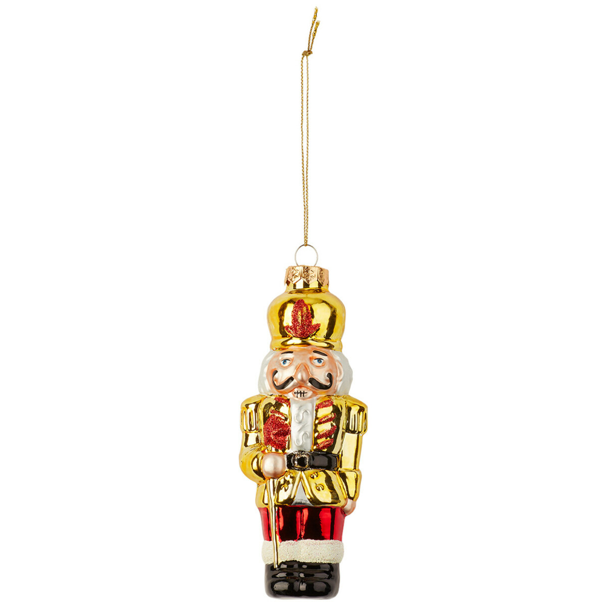 Bild 1 von Baumschmuck Nussknacker mit Glitzer