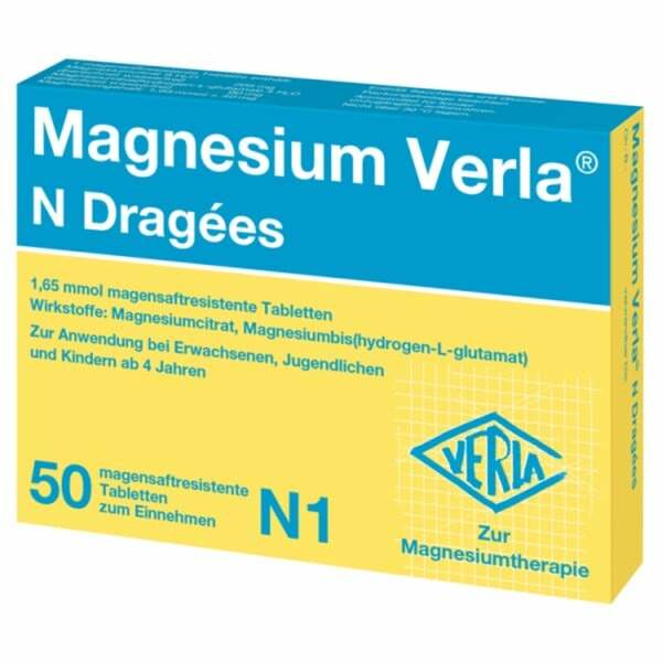 Bild 1 von Magnesium Verla N Dragees 50  St