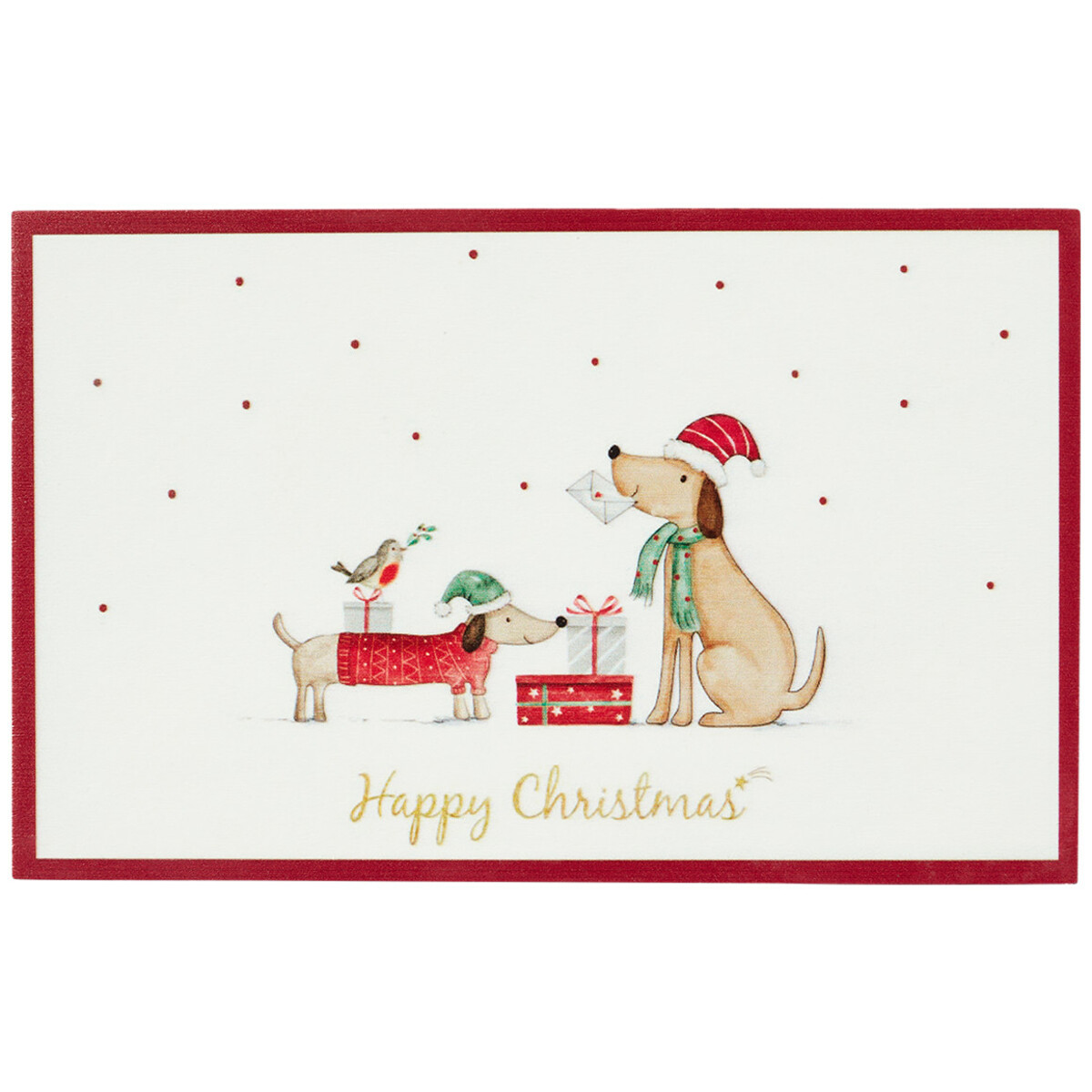 Bild 1 von Weihnachts-Postkarte aus Holz