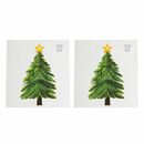 Bild 1 von LUMIDA Xmas 2 LED-Fensterbilder Tannenbaum 5h-Timerfunktion Höhe 25cm