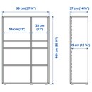 Bild 3 von VIHALS  Vitrine, weiß/Klarglas