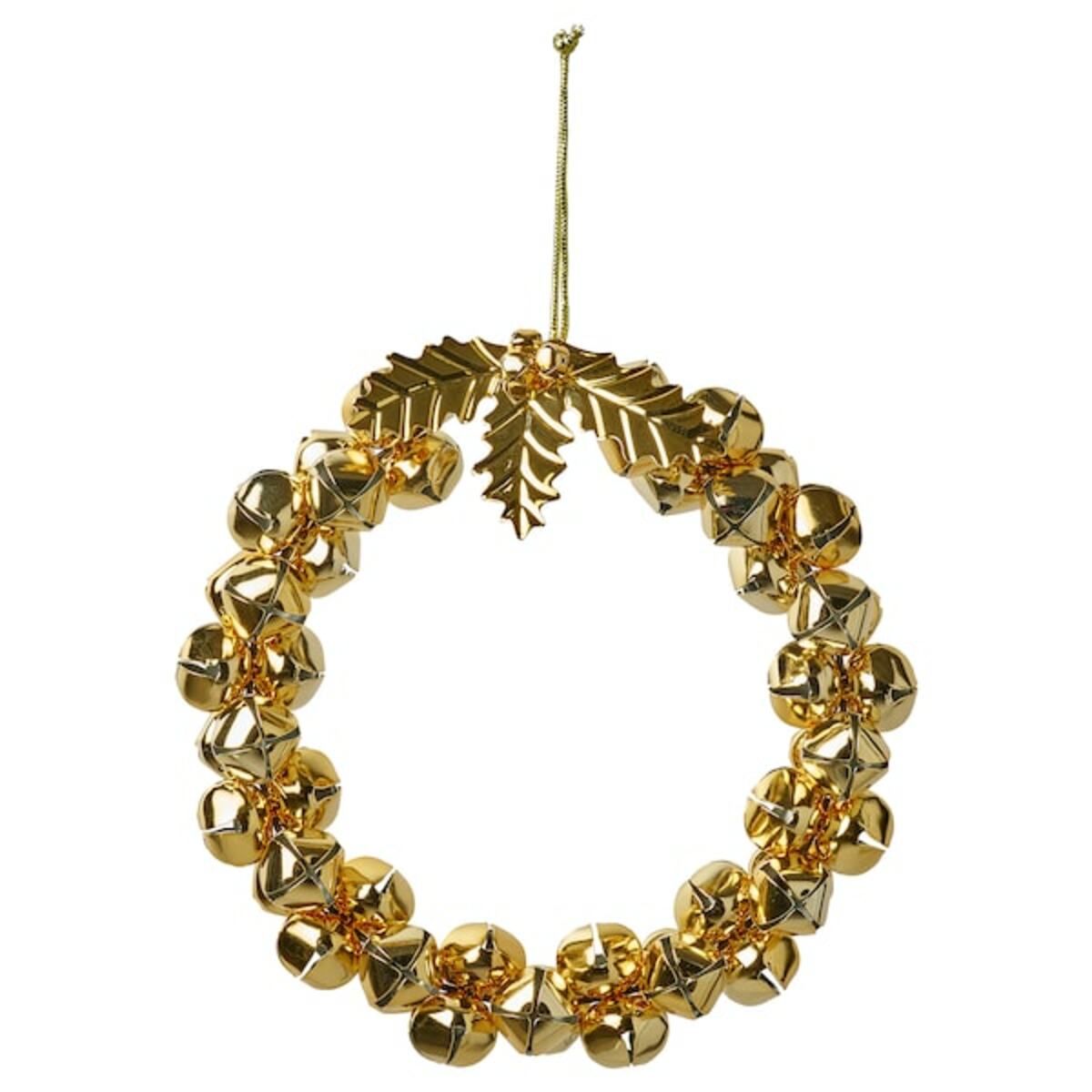 Bild 1 von VINTERFINT  Dekoration, Kranz, Glöckchen goldfarben