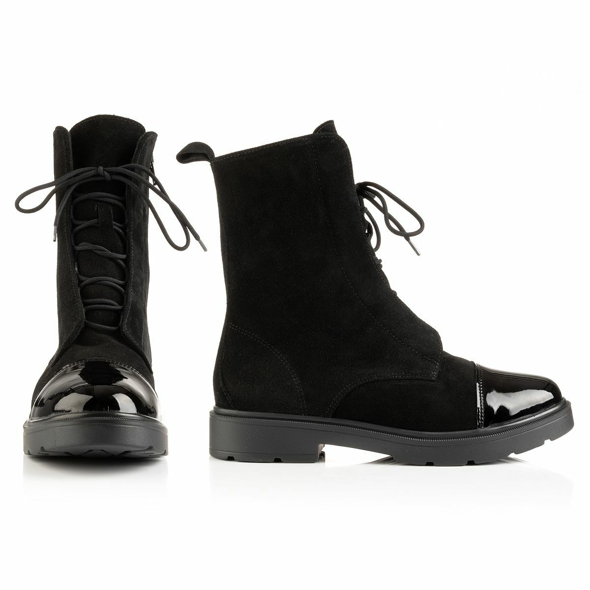 Bild 1 von VITAFORM Damen-Stiefelette Veloursleder seitl. Reißverschluss Sohle Finja