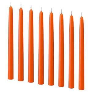 KLOKHET  Kerze, duftneutral, orange