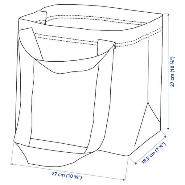 Bild 3 von KUSTFYR  Tasche, schwarz/weiß