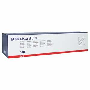 BD Discardit II Spritze 5 ml 500 ml