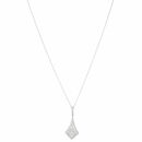 Bild 1 von ART DECO DIAMONDS Anhänger mit Kette 20 Diamanten zus. ca. 0,10ct Silber 925