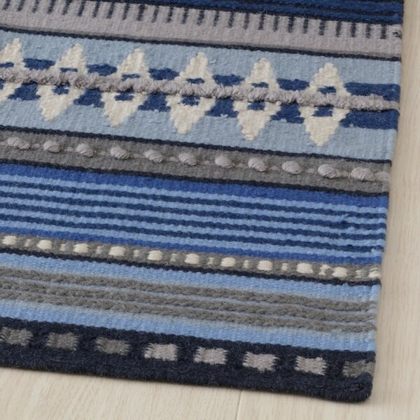 Bild 4 von HARSVANS  Teppich flach gewebt, bunt, dunkel