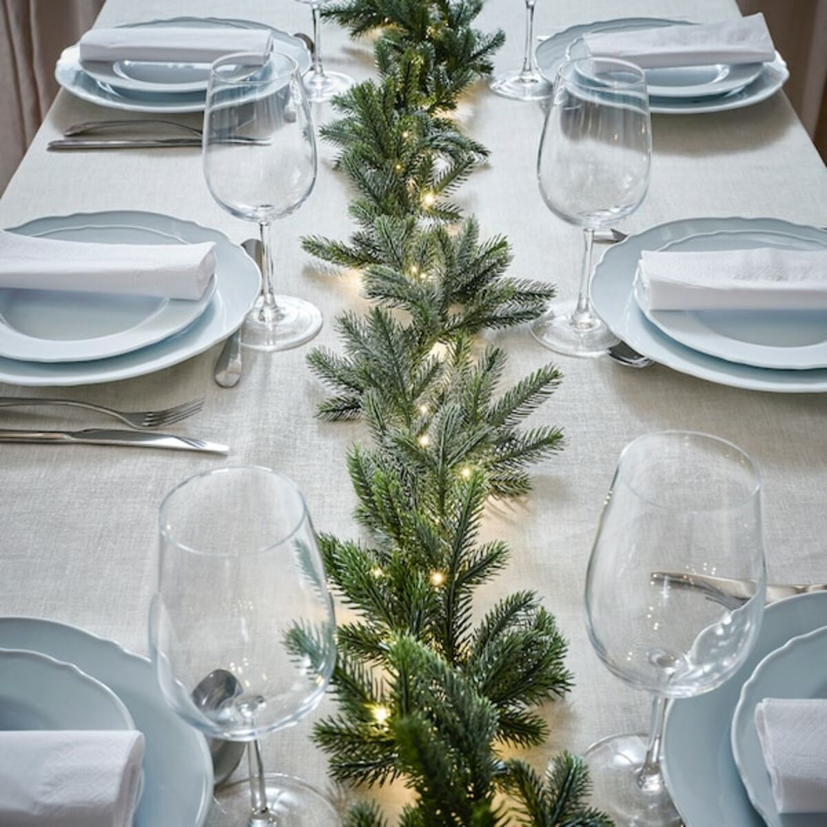 Bild 4 von STRÅLA  LED-Girlande, batteriebetrieben künstlich