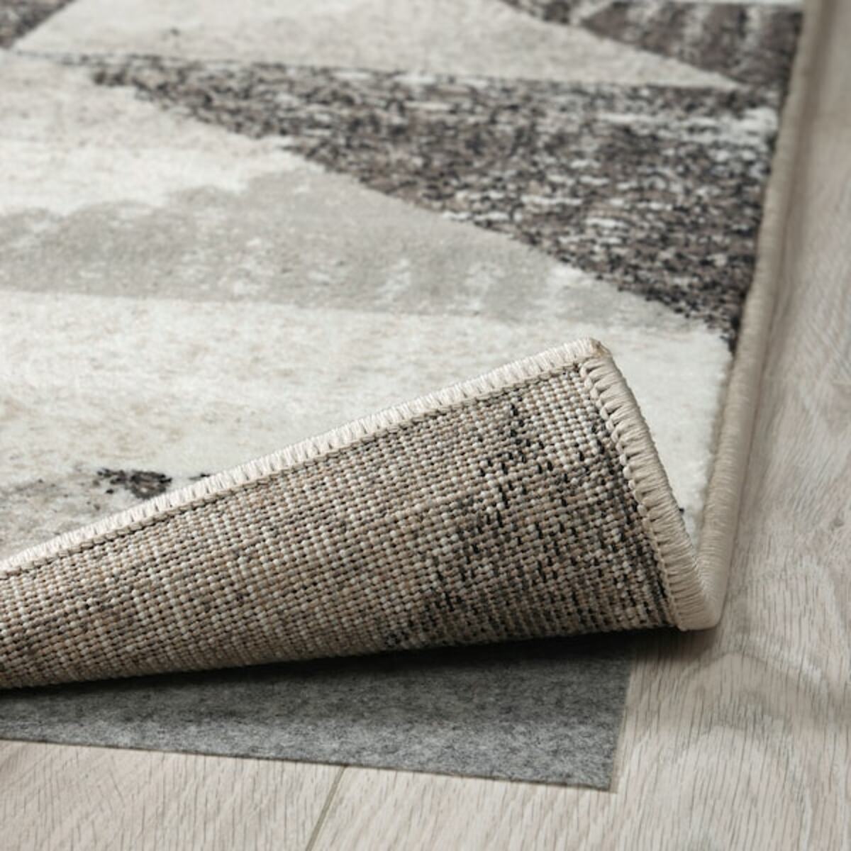 Bild 4 von TILLFART  Teppich Kurzflor, Triangel/grau