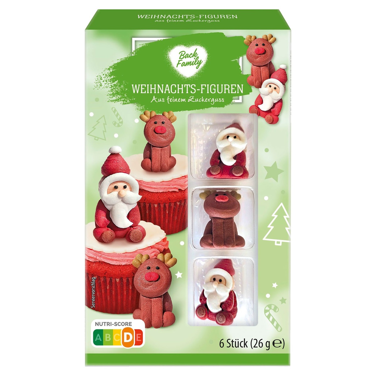 Bild 1 von BACK FAMILY Weihnachts- und Winter-Zuckerfiguren 26 g