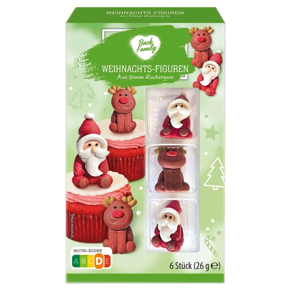 Bild 1 von BACK FAMILY Weihnachts- und Winter-Zuckerfiguren 26 g