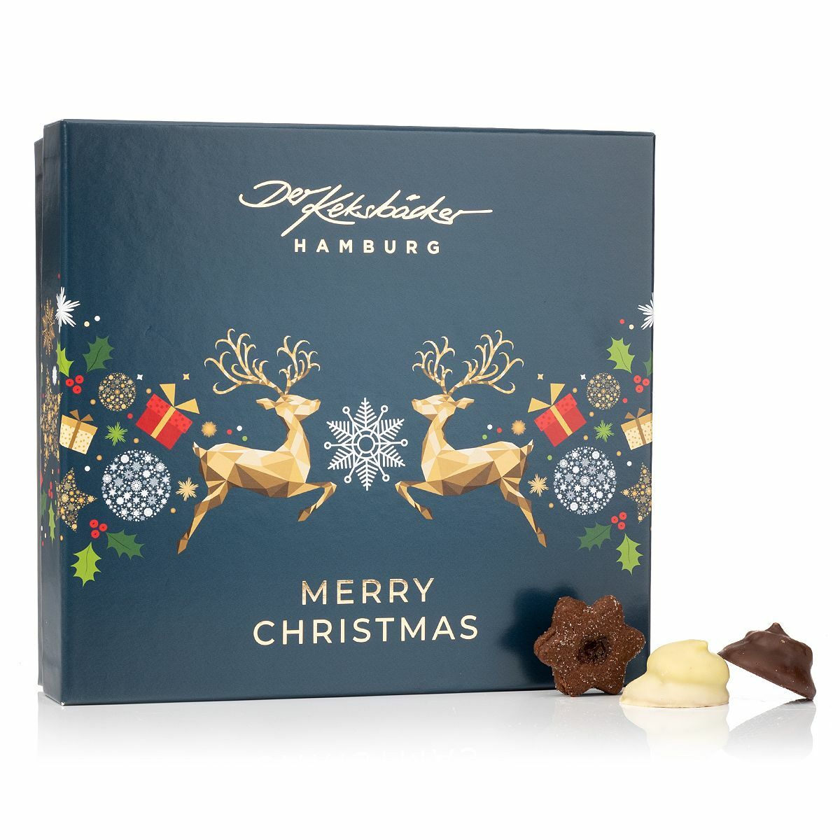 Bild 1 von DER KEKSBÄCKER Feines Gebäck 8 versch. Sorten teilweise mit Alkohol Inhalt 500g