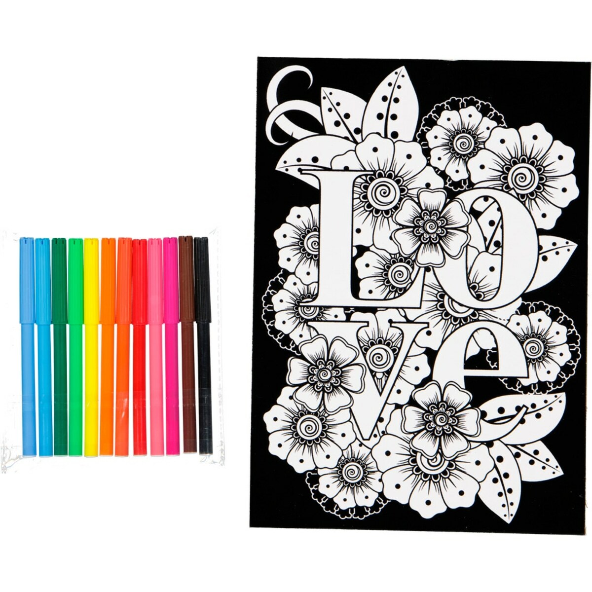 Bild 1 von Samt-Malvorlagen, Multicolor, 1602