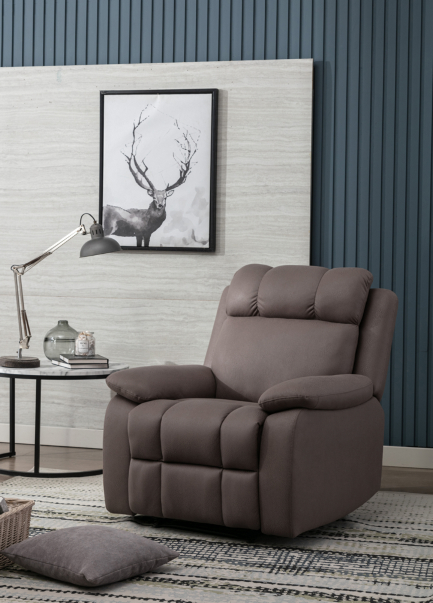 Bild 2 von Happy Home Relaxliege Relaxsessel verstellbare Rückenlehnen Braun