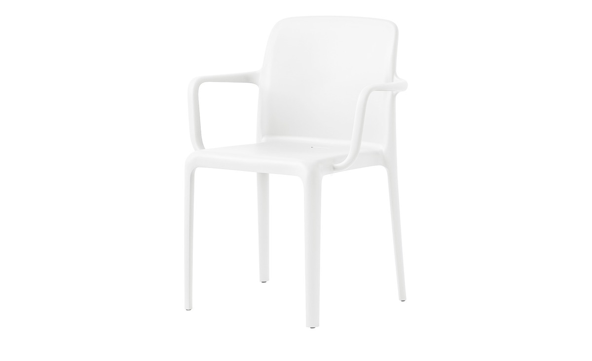 Bild 1 von Connubia Stuhl  stapelbar Bayo weiß Maße (cm): B: 60 H: 82,5 T: 54 Stühle