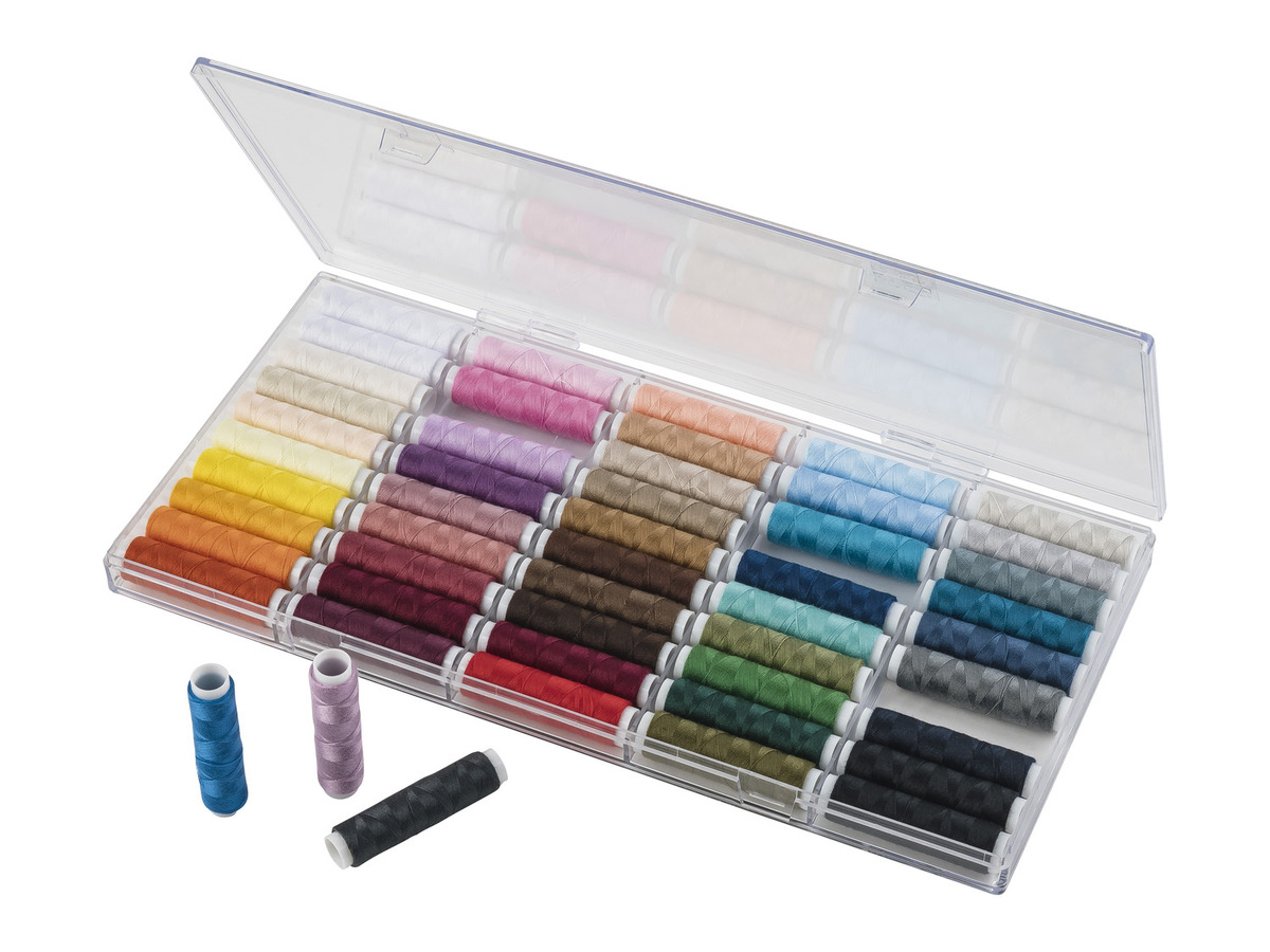 Bild 1 von crelando® Nähgarn-Sortiment, 50-teilig