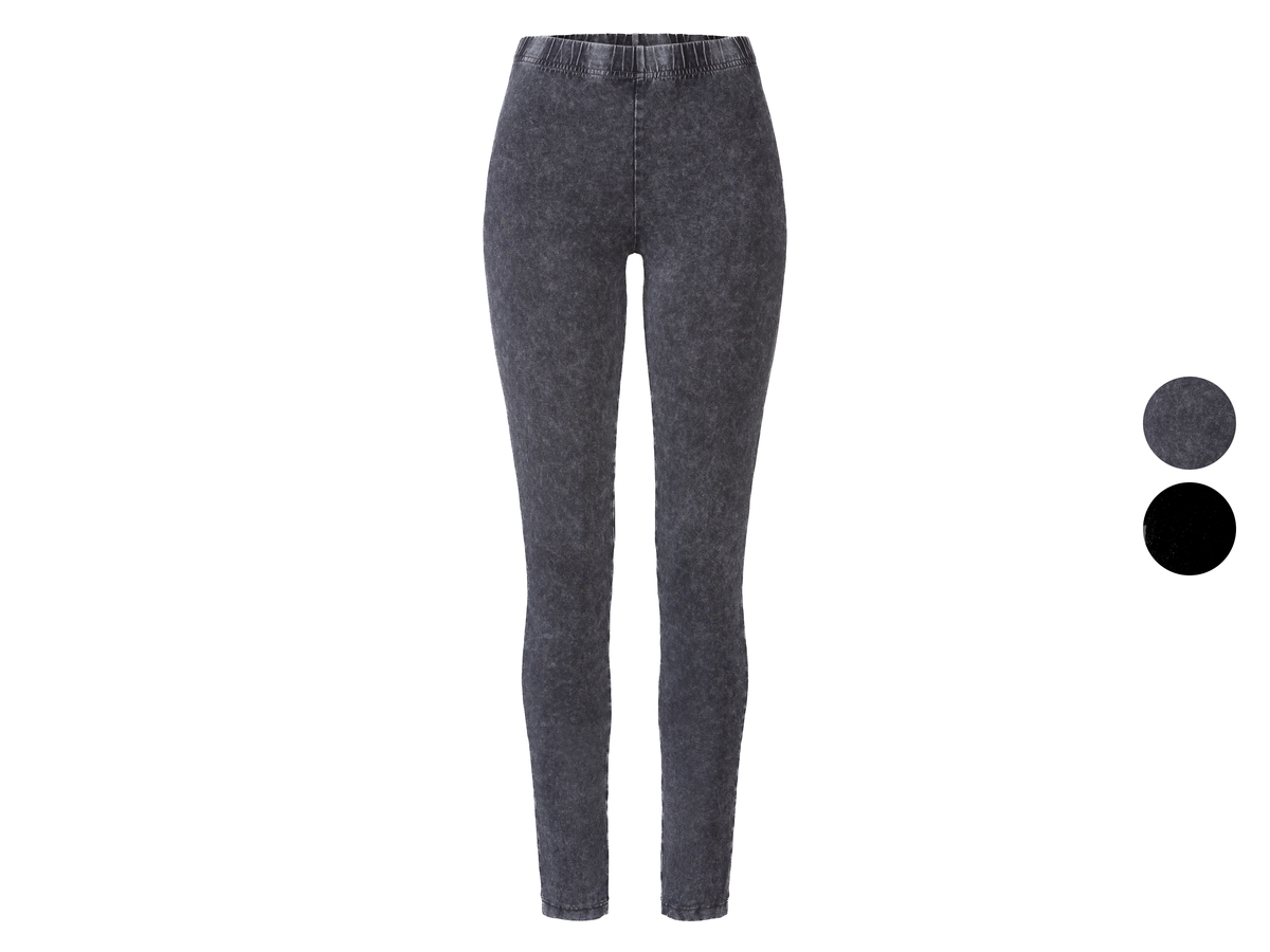 Bild 1 von esmara® Damen Leggings in Jeansoptik, normale Leibhöhe