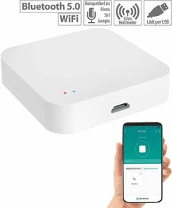 Luminea RC-350.duo ZigBee WLAN Gateway Smart Home Zentrale App WiFi Mesh