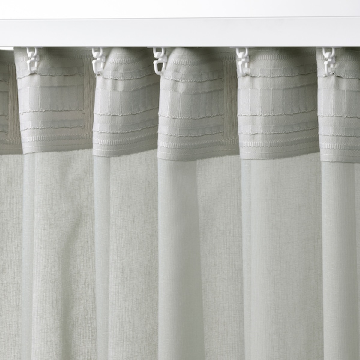 Bild 3 von ROSENROBINIA  Gardinenstore, 1 Schal, hellgrau